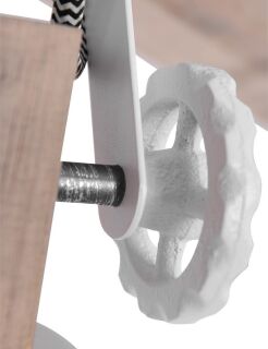 Steinhauer 4-fach Deckenspot Mexlite Gearwood weiß Holz