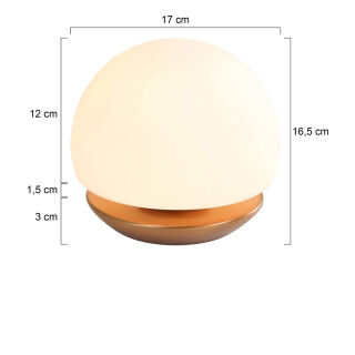 Steinhauer Design Tischleuchte Ancilla Bronze