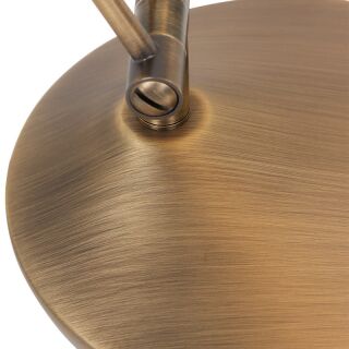 Steinhauer Tischleuchte Zodiac LED bronze