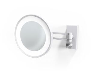 Decor Walther BS 36 LED Wandkosmetikspiegel weiß matt