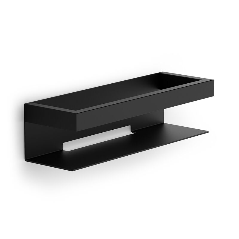 Duschablage Schwarz Matt