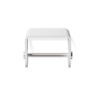 Decor Walther Stone TPH4 Toilettenpapierhalter Weiß Edelstahl