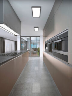 Helestra Rack LED Deckenleuchte mattschwarz