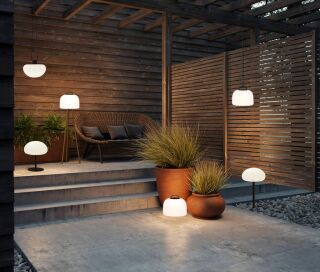 Nordlux Kettle To-Go 36 weiß Akku LED Leuchte