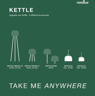 Nordlux Kettle Tripod 100 Holz