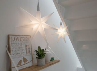 8 Seasons Design Dekoleuchte Shining Glory Star LED 55 cm