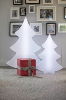 8 Seasons Design Dekoleuchte Shining Tree LED RGB 113 cm weiß