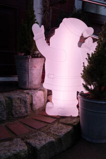 8 Seasons Design Dekoleuchte Shining Santa LED RGB 78 cm...