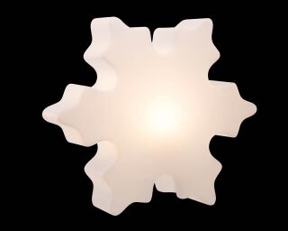 8 Seasons Design Dekoleuchte Shining Crystal LED RGB 60 cm weiß