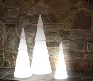 8 Seasons Design Dekoleuchte Shining Tree rund 55 cm weiß