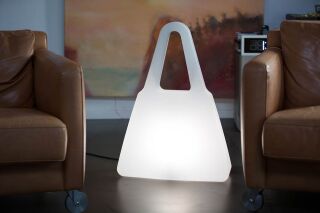 8 Seasons Design Dekoleuchte Shining Bag LED RGB weiß 75 cm