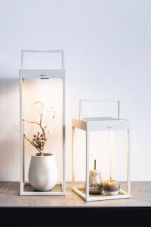 Villeroy & Boch Cannes LED Solar Laterne 30 cm weiß