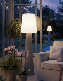 8 Seasons Design Stehleuchte No. 1 LED stein 160 cm