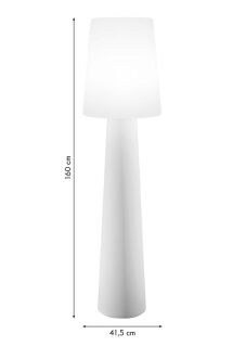 8 Seasons Design Stehleuchte No. 1 LED taupe 160 cm