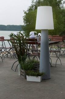 8 Seasons Design Stehleuchte No. 1 LED grau 160 cm