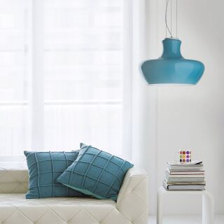Pendelleuchte Aladino SP1 D30 Azzurro