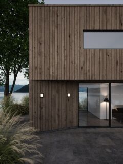 Nordlux Nestor LED Wandleuchte schwarz