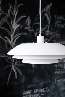 Dyberg Larsen DL45 Pendelleuchte weiß