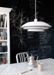 Dyberg Larsen DL45 Pendelleuchte weiß