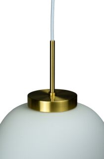 Dyberg Larsen DL39 Pendelleuchte opal messing