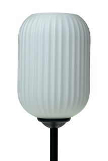 Dyberg Larsen Riflet Tischleuchte opal schwarz