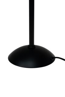 Dyberg Larsen Riflet Tischleuchte opal schwarz