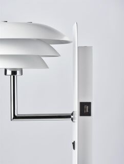 Dyberg Larsen DL20 USB Wandleuchte weiß