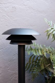 Dyberg Larsen DL20 Outdoor Standleuchte schwarz