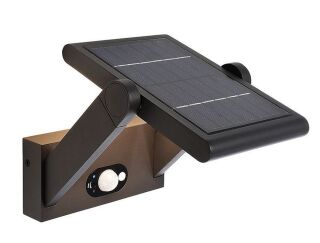 Deko Light Wandleuchte Solar Premium I LED dunkelgrau