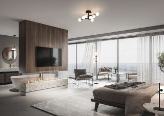 Mantra Pendelleuchte Cellar 1 flg. schwarz