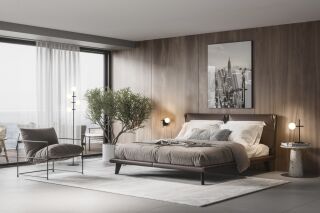 Mantra Wandleuchte Cellar 1 flg. schwarz