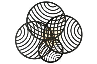 Mantra Deckenleuchte Collage 4 LED schwarz