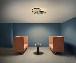 Mantra Deckenleuchte Collage 4 LED schwarz