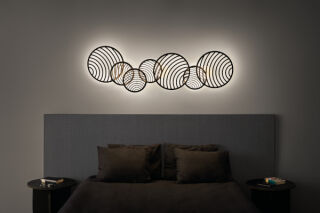 Mantra Deckenleuchte Collage 2 LED schwarz