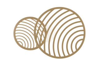 Mantra Deckenleuchte Collage 2 LED gold