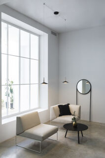 Mantra Pendelleuchte Orion 2 flg. LED schwarz