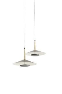 Mantra Pendelleuchte Orion 2 flg. LED schwarz