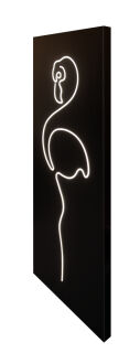 Mantra Wandleuchte Trazos Flamingo LED schwarz