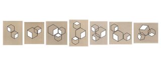 Mantra Wandleuchte Kubick medium LED weiß