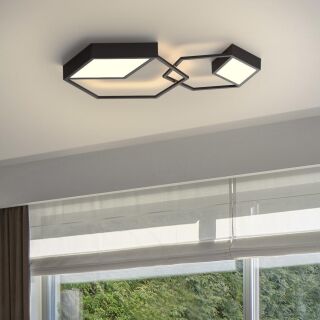 Mantra Wandleuchte Kubick medium dimmbar LED schwarz