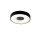 Mantra Deckenleuchte Coin 38 LED Fernbedienung schwarz