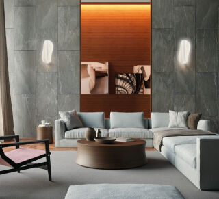 Mantra Wandleuchte Bianca small LED weiß