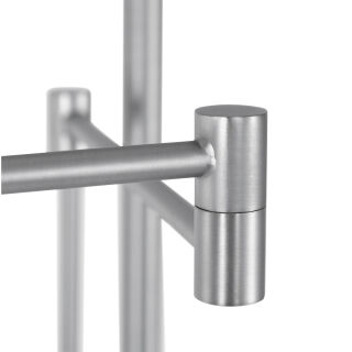 Steinhauer Stehleuchte Turound LED Rauchglas stahl