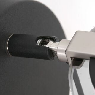 Steinhauer Wandleuchte Turound LED Klarglas schwarz