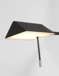 Steinhauer Stehleuchte Retina LED schwarz