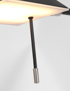 Steinhauer Stehleuchte Retina LED schwarz