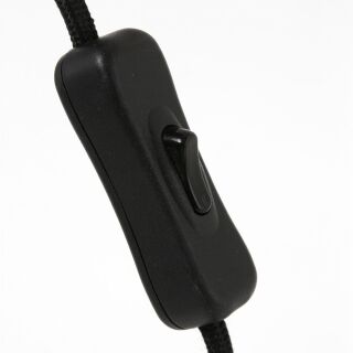 Steinhauer Bollique Tischleuchte Rauchglas schwarz