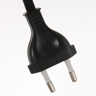 Steinhauer Bollique Tischleuchte Rauchglas schwarz