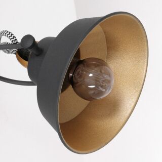 Mexlite Nové Wandleuchte schwarz gold