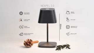 Villeroy & Boch Neapel 2.0 gelb Akku LED Tischleuchte